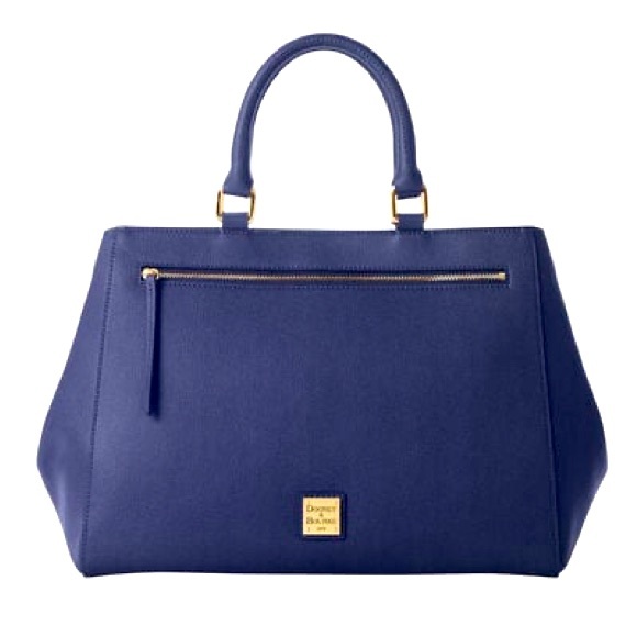 Dooney & Bourke Saffiano Zip Satchel - Picture 1 of 16